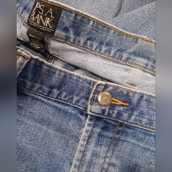 Jos. A Bank Denim Jeans 40x29 Travelers Collection Straight Leg Normcore Relaxed - Picture 6 of 11